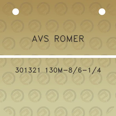 avs-romer-301321-130m-86-14