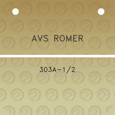 avs-romer-303a-12