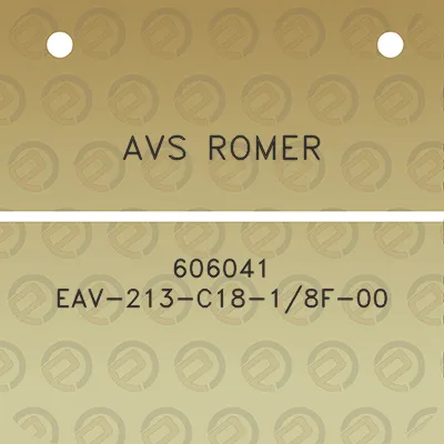 avs-romer-606041-eav-213-c18-18f-00