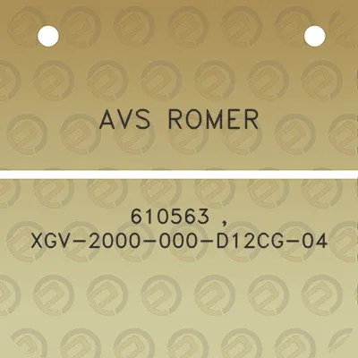 avs-romer-610563-xgv-2000-000-d12cg-04