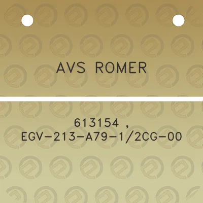 avs-romer-613154-egv-213-a79-12cg-00