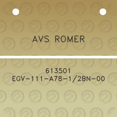 avs-romer-613501-egv-111-a78-12bn-00