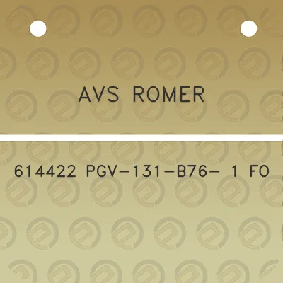 avs-romer-614422-pgv-131-b76-1-fo