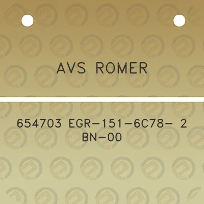 avs-romer-654703-egr-151-6c78-2-bn-00