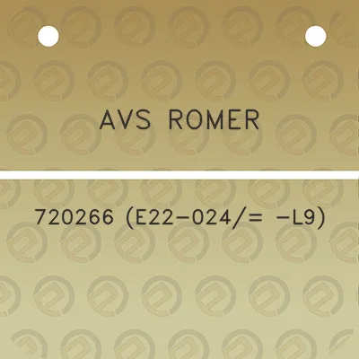 avs-romer-720266-e22-024-l9