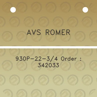 avs-romer-930p-22-34-order-342033