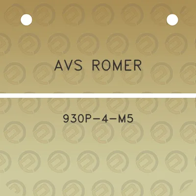 avs-romer-930p-4-m5