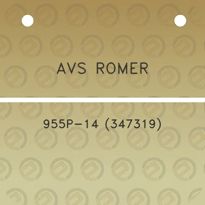 avs-romer-955p-14-347319