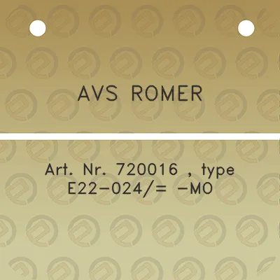 avs-romer-art-nr-720016-type-e22-024-mo