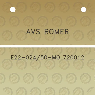 avs-romer-e22-02450-mo-720012