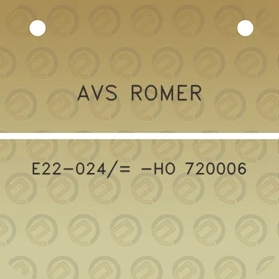 avs-romer-e22-024-ho-720006