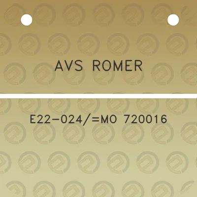 avs-romer-e22-024-mo-720016