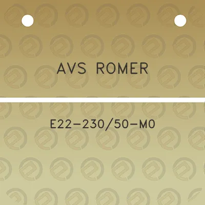 avs-romer-e22-23050-m0