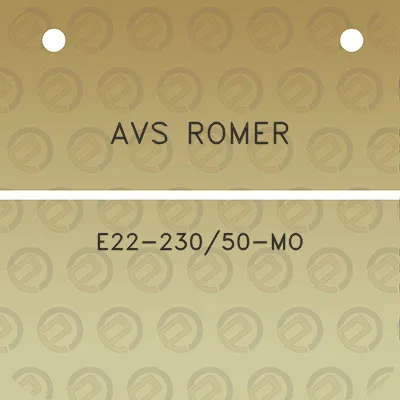 avs-romer-e22-23050-mo