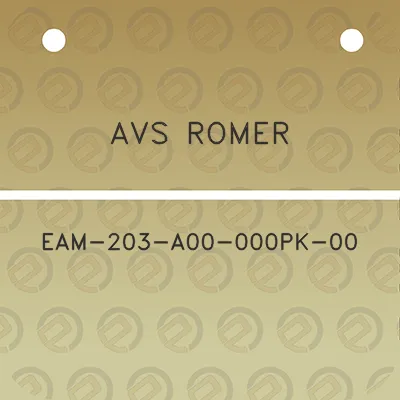 avs-romer-eam-203-a00-000pk-00