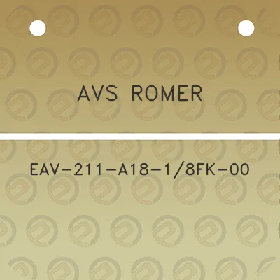 avs-romer-eav-211-a18-18fk-00