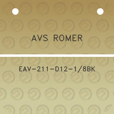 avs-romer-eav-211-d12-18bk