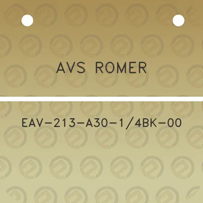 avs-romer-eav-213-a30-14bk-00