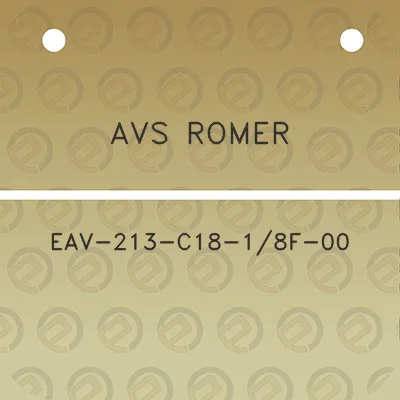 avs-romer-eav-213-c18-18f-00