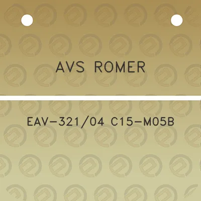 avs-romer-eav-32104-c15-m05b