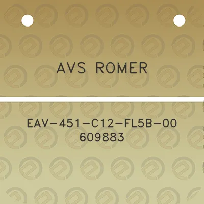 avs-romer-eav-451-c12-fl5b-00-609883