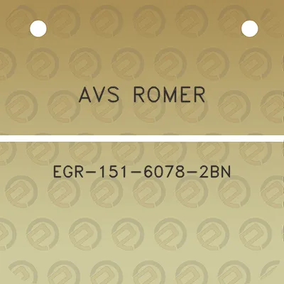 avs-romer-egr-151-6078-2bn