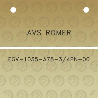 avs-romer-egv-1035-a78-34pn-00