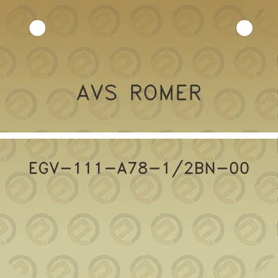 avs-romer-egv-111-a78-12bn-00