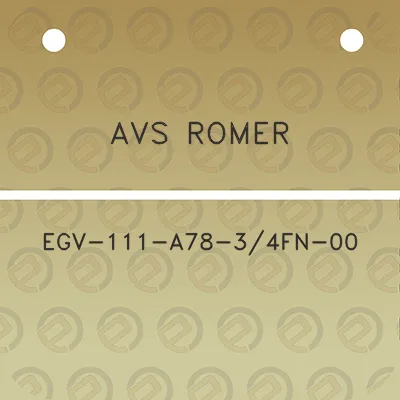 avs-romer-egv-111-a78-34fn-00