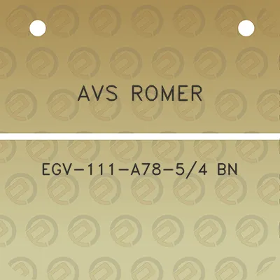 avs-romer-egv-111-a78-54-bn