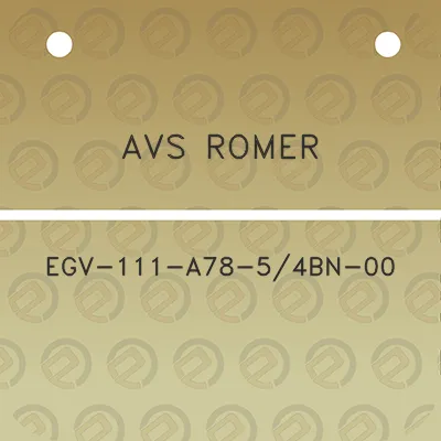 avs-romer-egv-111-a78-54bn-00