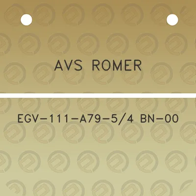 avs-romer-egv-111-a79-54-bn-00