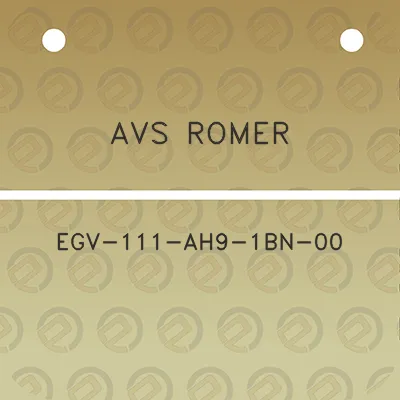 avs-romer-egv-111-ah9-1bn-00