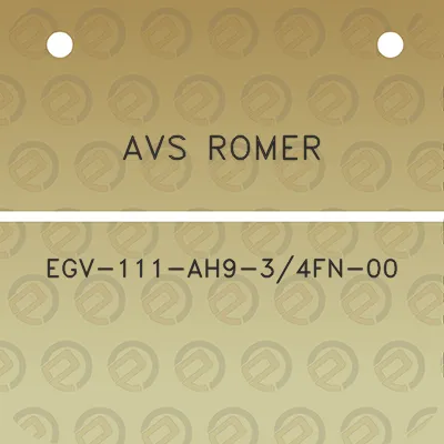 avs-romer-egv-111-ah9-34fn-00