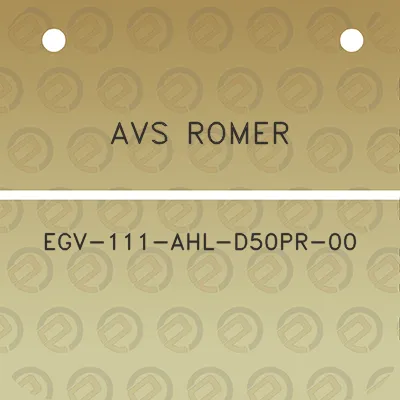 avs-romer-egv-111-ahl-d50pr-00