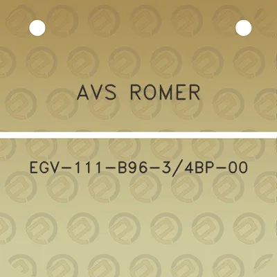 avs-romer-egv-111-b96-34bp-00