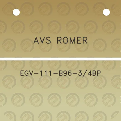 avs-romer-egv-111-b96-34bp