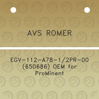 avs-romer-egv-112-a78-12pr-00-650686-oem-for-prominent