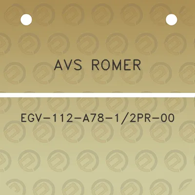 avs-romer-egv-112-a78-12pr-00