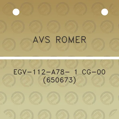 avs-romer-egv-112-a78-1-cg-00-650673