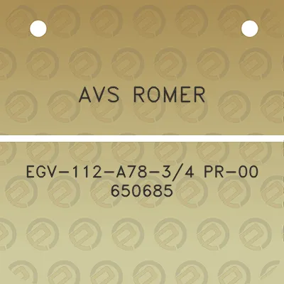 avs-romer-egv-112-a78-34-pr-00-650685