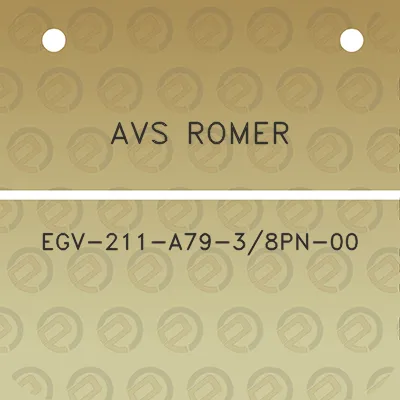 avs-romer-egv-211-a79-38pn-00