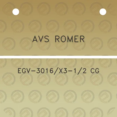 avs-romer-egv-3016x3-12-cg