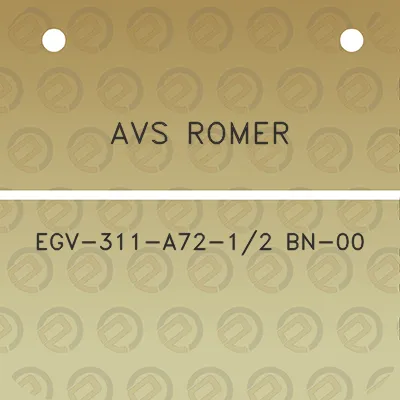 avs-romer-egv-311-a72-12-bn-00