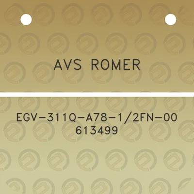 avs-romer-egv-311q-a78-12fn-00-613499