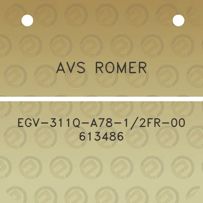 avs-romer-egv-311q-a78-12fr-00-613486