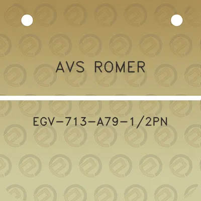 avs-romer-egv-713-a79-12pn