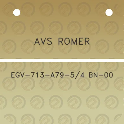 avs-romer-egv-713-a79-54-bn-00