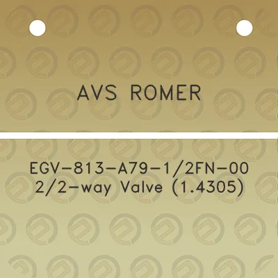 avs-romer-egv-813-a79-12fn-00-22-way-valve-14305