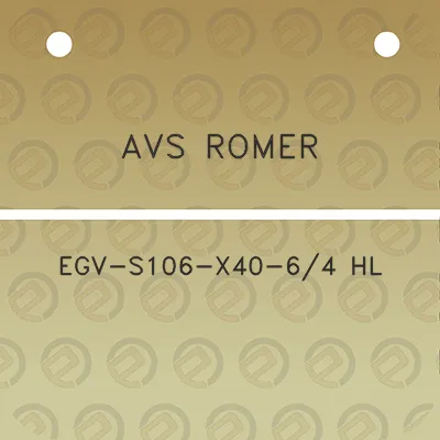 avs-romer-egv-s106-x40-64-hl